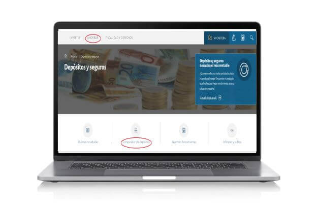Con nuestro comparador de depósitos y seguros podrá tener a golpe de vista toda la oferta de productos de bajo riesgo  que mejor se adapte a su necesidad.